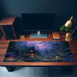 MTG Playmat | Cozy Magical Cottage Themed Playmat | Unofficial MTG Playmat - Image 3