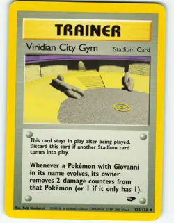 Viridian City Gym - 123/132 Gym Challenge - Pokemon TCG - 2000 - Image 1