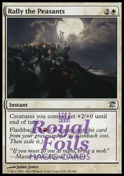 Rally the Peasants 2x FOIL ISD MTG Innistrad Uncommon MINT white - Image 1