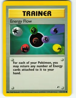 Energy Flow - 122/132 Gym Heroes - Pokemon TCG - 2000 - Image 1