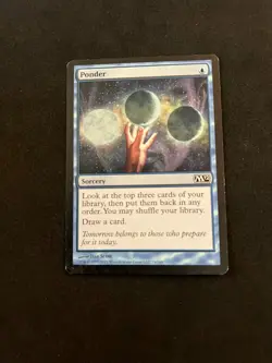 Ponder [Core Set 2012] LP/MP MAGIC THE GATHERING MTG Free Ship - Image 1