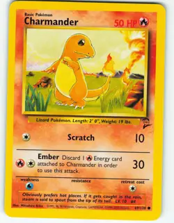 Charmander - 69/130 Base Set 2 - Pokemon TCG - 2000 - Image 1