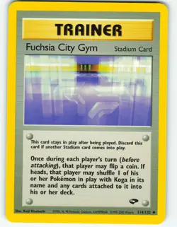 Fuchsia City Gym - 114/132 Gym Challenge - Pokemon TCG - 2000 - Image 1