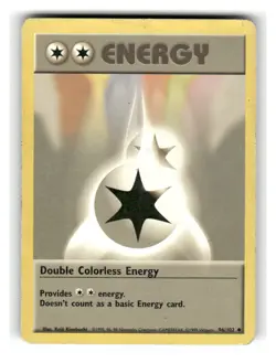 Double Colorless Energy 96/102 Uncommon Base Set Unlimited Pokemon MP - Image 1