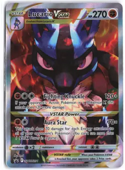 Lucario VSTAR SWSH291 Holo Promo Sword & Shield Promo Pokemon NM - Image 1
