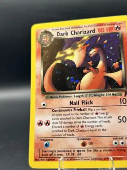 Pokemon TCG Dark Charizard 4/82 Holo Rare Near Mint - Image 2