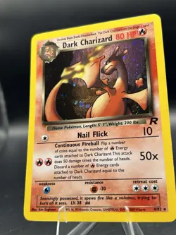 Pokemon TCG Dark Charizard 4/82 Holo Rare Near Mint - Image 3