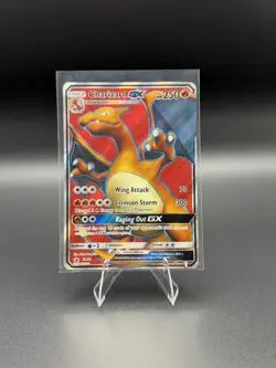 Pokemon Charizard GX Sun And Moon Full Art Black Star Promo SM60 NM - Image 1