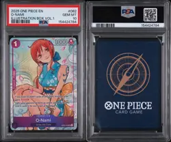 Bandai One Piece O-Nami Illustration Box Vol.1 OP05-062 EN PSA 10 GEM MT - Image 3