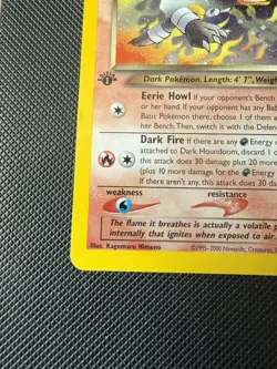Pokemon Cards - 1st Edition Dark Houndoom 7/105 - Neo Destiny Holo - Near Mint - Image 5