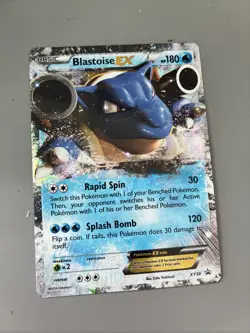 Pokemon TCG Card - Blastoise EX XY30- XY Black Star Promo - LP - Image 1