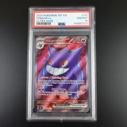 PSA 10 Gengar ex 193/162 Pokemon Temporal Forces Graded Card - Image 1