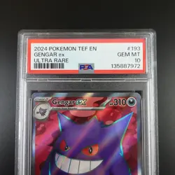 PSA 10 Gengar ex 193/162 Pokemon Temporal Forces Graded Card - Image 2