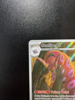 Scolipede 134/086 Pokemon TCG Black Bolt Illustration Rare Card - Image 3
