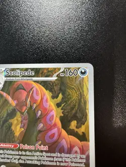 Scolipede 134/086 Pokemon TCG Black Bolt Illustration Rare Card - Image 4