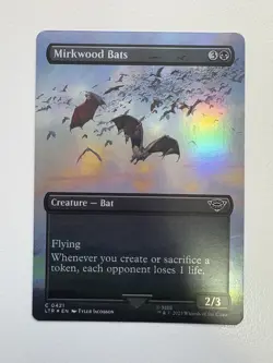 Mirkwood Bats Foil Borderless MTG Magic the Gathering Card NM Near Mint LTR - Image 1