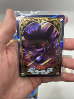 12 Card Chinese Mengka Pokemon Unlicensed AR Complete Set Gengar Mimikyu Pikachu - Image 4