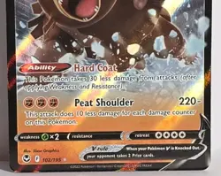Ursaluna V 102/195 Silver Tempest Ultra Rare Full Art Pokemon TCG Card LP+ - Image 4