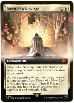 MTG Dawn of a New Age *EXTENDED ART* The Lord of the Rings 0347 Pack Fresh - Image 1