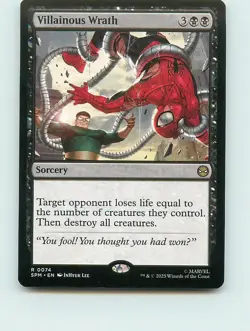 Villainous Wrath - R74 - MTG - Marvel's Spider-Man (SPM) - Image 1