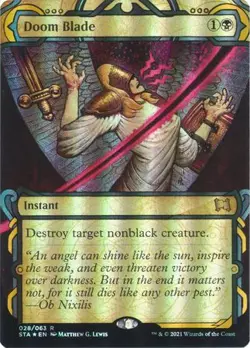 MTG Strixhaven: School of Mages - Doom Blade (Mystical Archive Foil) - Image 1