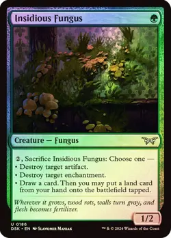 Insidious Fungus Duskmourn: House of Horror Foil NM Near Mint MTG Magic - Image 1
