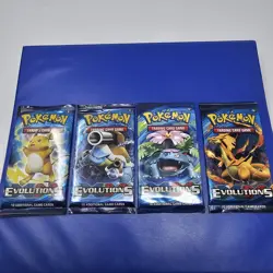 Pokemon TCG XY Evolutions X 4 Sealed Booster Packs - Full Art Set Sealed - Image 1