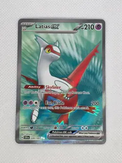 Pokemon Latias ex 220/191 Surging Sparks Full Art Ultra Rare NM - Image 1