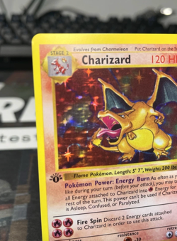 1st Edition Shadowless Charizard 4/102 Base Set Holo Pokemon /PRXY Fan Version - Image 3