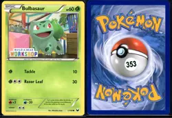 Bulbasaur 1/108 Build A Bear Common Dark Explorers Pokemon NM - Image 1