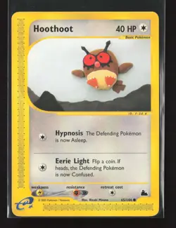Hoothoot 65/144 Common Skyridge Pokemon - Image 2