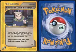 Professor Oak's Research 149/165 Uncommon Expedition Base Set Pokemon NM - Image 1