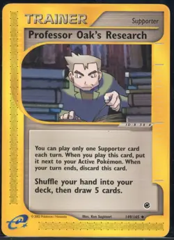 Professor Oak's Research 149/165 Uncommon Expedition Base Set Pokemon NM - Image 2
