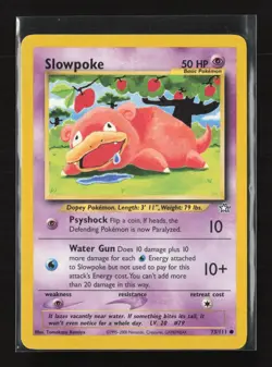 Slowpoke 73/111 Common Neo Genesis Pokemon NM - Image 2
