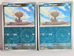 Paldean Whooper Reverse Holo Evolution Line X2 127/197 - 128/197 Pokemon TCG LP+ - Image 4