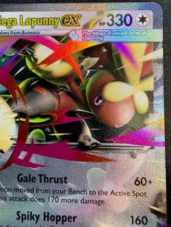 2025 Pokemon - Mega Lopunny Ex 84/94 - Phantasmal Flames - DOUBLE RARE HOLO - Image 2