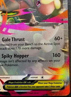 2025 Pokemon - Mega Lopunny Ex 84/94 - Phantasmal Flames - DOUBLE RARE HOLO - Image 3