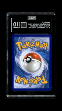 2025 Pokemon SV Prismatic Evolutions Promo #176 Umbreon EX Holo TAG 10 - Image 2