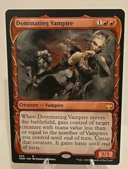 Dominating Vampire (Showcase) MTG Innistrad: Crimson Vow Regular - Image 1