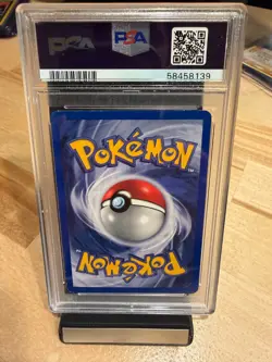 2000 Pokemon Gym Challenge #7/132 Giovanni's Nidoking Holo PSA 8 - Image 2