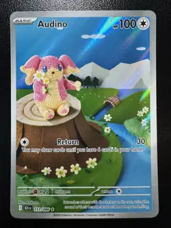 Audino 151/086 - Pokemon Black Bolt IR - Illustration Rare - Image 1