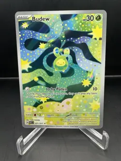 Pokemon TCG Ascended Heros Budew #221/217 Illustration Rare NM OC - Image 1