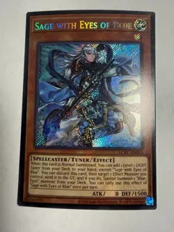 Sage with Eyes of Blue Secret Rare Legendary Collection Kaiba LCKC-EN015 LP - Image 1
