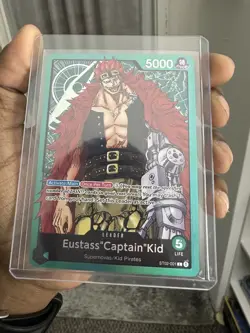 One Piece TCG: Premium Leader Collection ST02-001 Eustass "Captain" Kid - MINT - Image 2