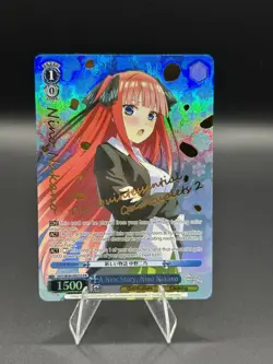 English Nino Nakano 5HY/W90-PE03S PR Stamp Weiss The Quintessential Quintuplets - Image 1