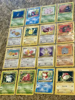Lot Of 16 Limited Edition Original Pokemon Cards, All In Sleeves. Good Condition - Image 1