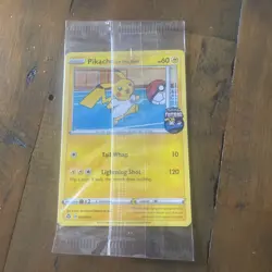 Pokemon Pikachu TCG Promo Card On the Ball Futsal, 001/005, Sealed - Image 1