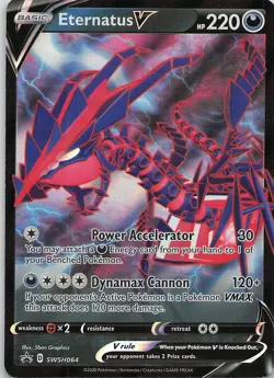 Eternatus V Holo Promo SWSH: Sword & Shield Promo Cards SWSH064 LP - Image 1