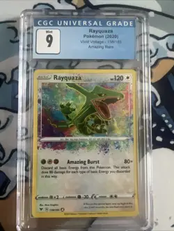 Pokemon TCG Rayquaza 138 Vivid Voltage Rare Card in NM Condition - Image 1
