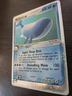 Pokemon TCG Wailord EX Sandstorm Holo Rare Card 100/100 LP/MP - Image 3